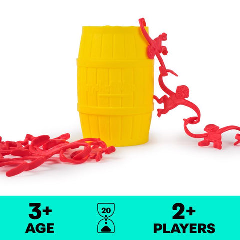 Spin Master Barrel of Monkeys Game showing monkeys with linked arms