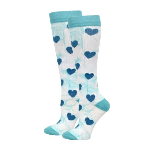 Women's Premium Hearts Compression Sock 9210