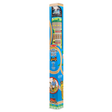 train rug in box side view