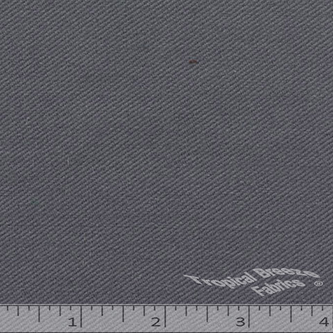 Charcoal twill fabric.