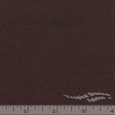 Brown twill dress fabric