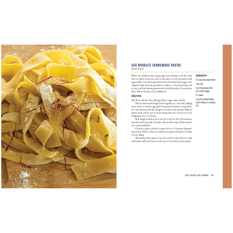 Egg noodles recipe from The Heart of the Homestead by RuthAnn Zimmerman