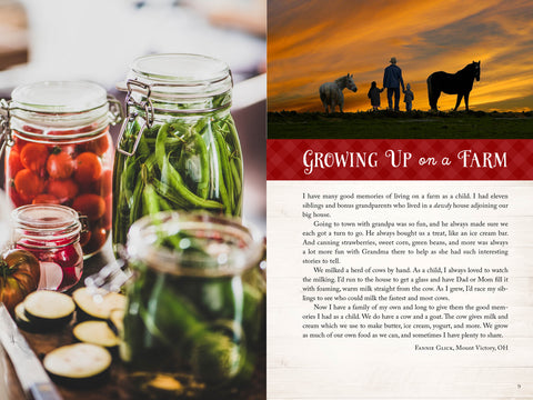 Contributor article in Wanda Brunstetter's Amish Friends Farm-to-Table Cookbook