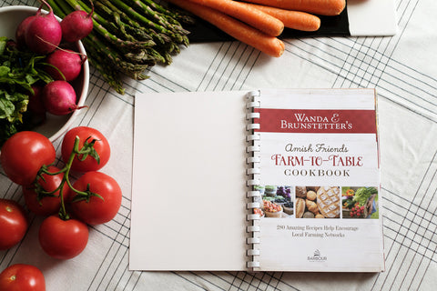 Title Page of Wanda Brunstetter's Amish Friends Farm-to-Table Cookbook