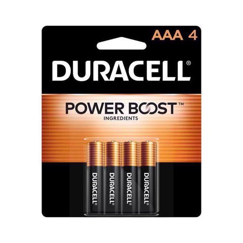 4 pack AAA Alkaline Batteries MN2400B