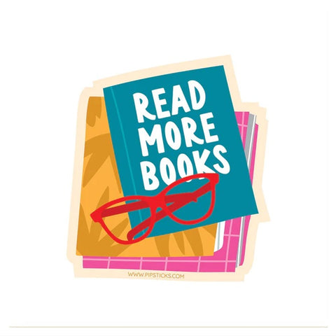 Read More Books Vinyl Sticker