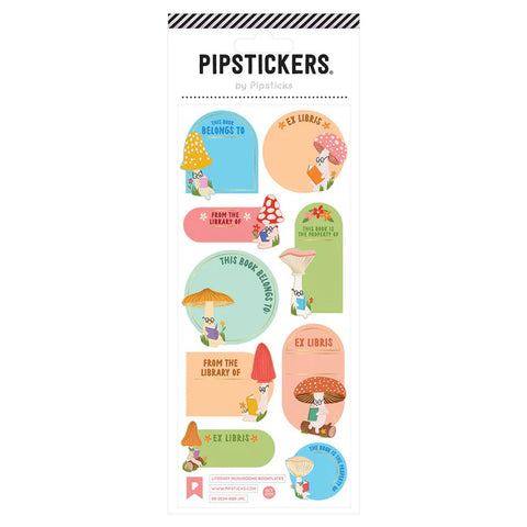 Literary Mushrooms Pipstickers