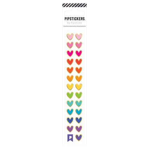 Rainbow Heart Pipstickers Minis