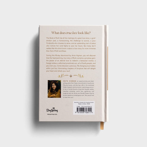A Love Most Precious: 90 Devotions on the Book of Ruth J9330 back cover