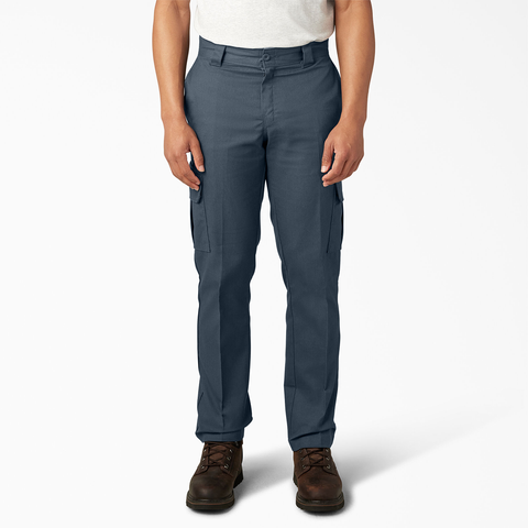 Airforce Blue Men's Flex Regular Fit Cargo Pants DWP595