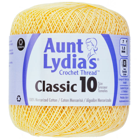 Maize crocheting thread.