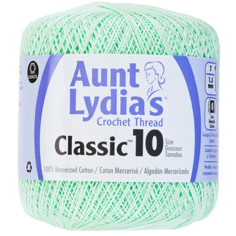 Mint Green crochet thread.