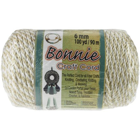 Oatmeal Macrame Craft Cord