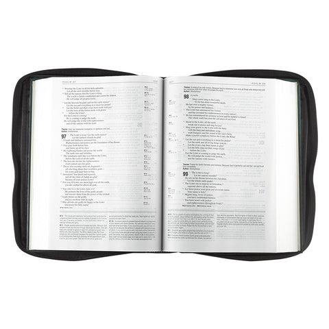 Black Poly Bible Cover BBM85