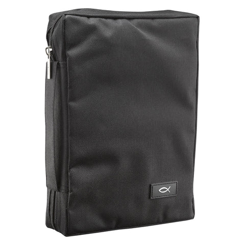 Black Poly Bible Cover BBM85