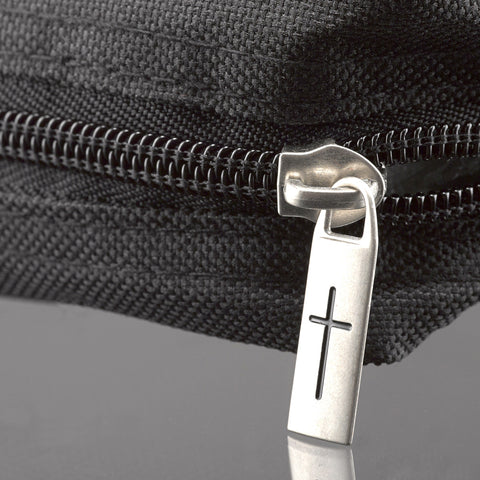 Black Poly Bible Cover BBM85