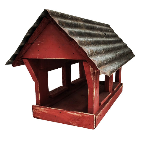 Front of Covered Bridge Bird Feeder BF11