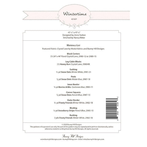 back of packaging