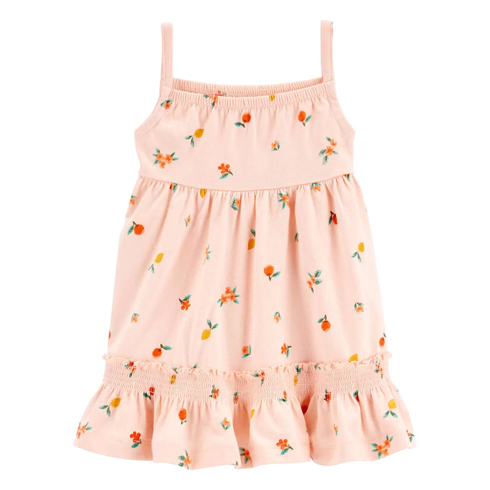 Baby Girls' Sleeveless Cotton Dress 1R022610 front