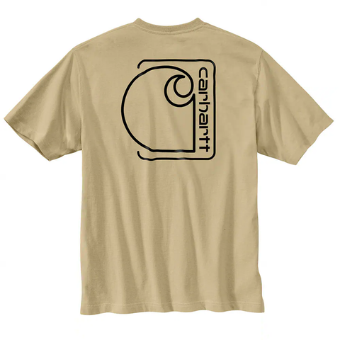 Beach Men's Relaxed Fit Short-Sleeve Pocket C Graphic T-Shirt 106760