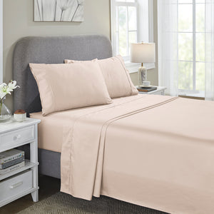 Blush Sheet Set with Two Pillowcases