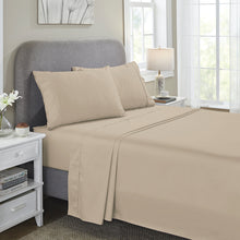 Taupe Sheet Set with Two Pillowcases