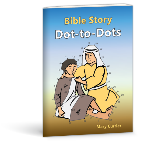 Bible Story Dot-to-Dots activity book by Mary Currier 9780878137664