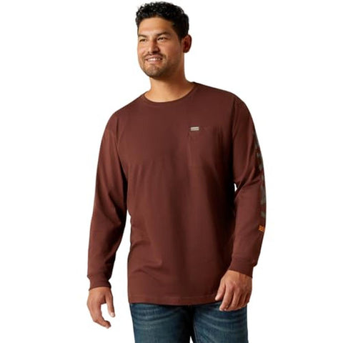 Men's Rebar Cotton Strong Standard Logo Pocket T-Shirt 10062756