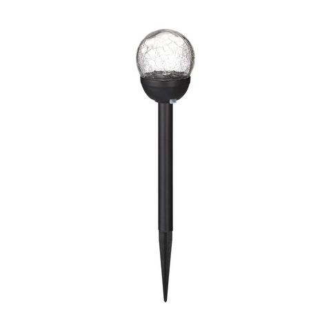 Black Solar Powered LED Pathway Light GLE29992