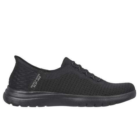 Black Women's Slip-Ins On-the-Go Flex - Clever 136548
