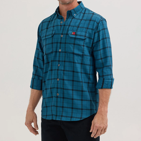 Blue Men's Riggs Workwear Technical Work Shirt 112333