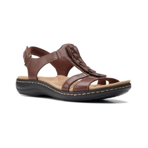 Brown Women's Laurieann Kay T-strap Slingback Sandals 26159