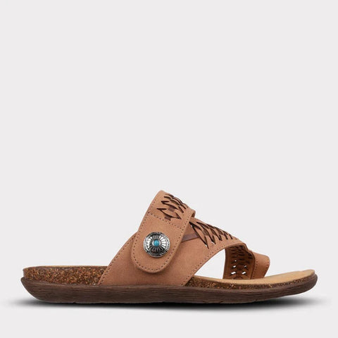 Brown Women's Scarlett Toe Ring Sandal MW2507