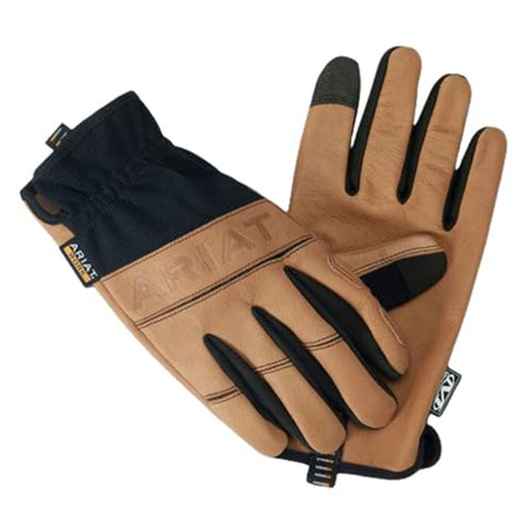 Men's FlexPro Driver Leather Work Glove 10042828 Brown