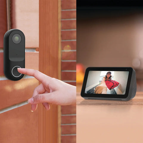 Person Ringing Doorbell