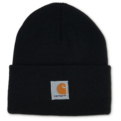 Black Carhart child's knit hat.