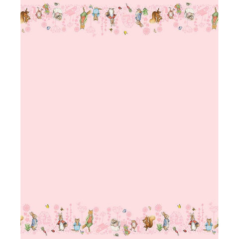Example, Peter Rabbit and Friends Collection Border Print Cotton Fabric CD15867