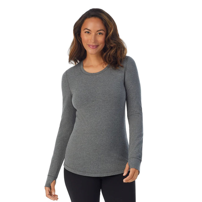 Women's Cottonwear Long-Sleeve Scoop-Neck Top CD8427013