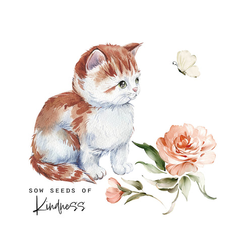 Printed Kitten Handkerchiefs Set of 3 CH1510