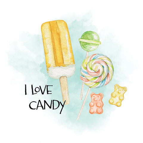 design 2, Printed Sweet Treats Handkerchiefs Set of 3 CH1514