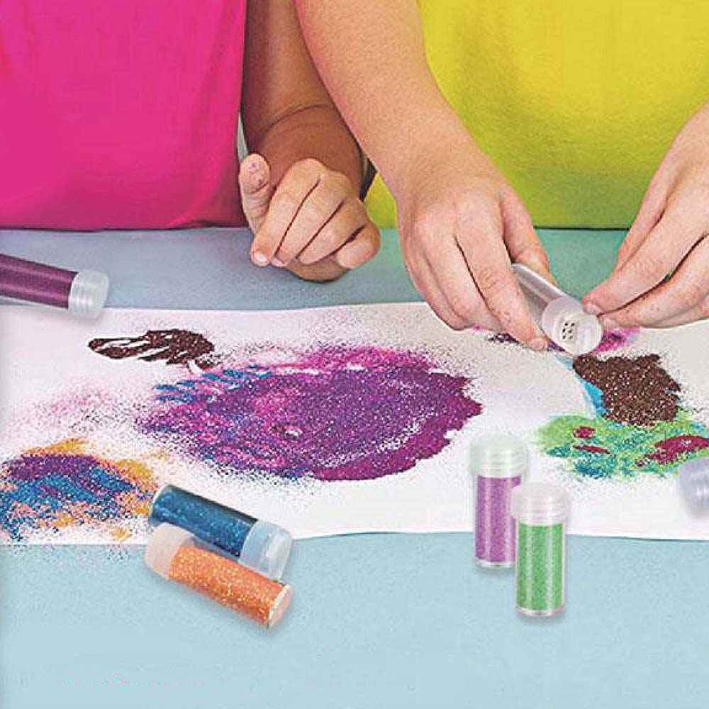  Creativity for Kids Sparkling 3D Wonder Paint Activity Kit -  Deluxe Window Art Paint Kit , Yellow : Toys & Games