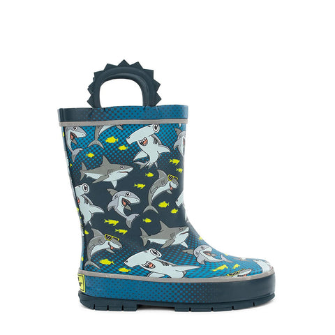 Children's Chiller Sharks Rain Boot 23108327P A