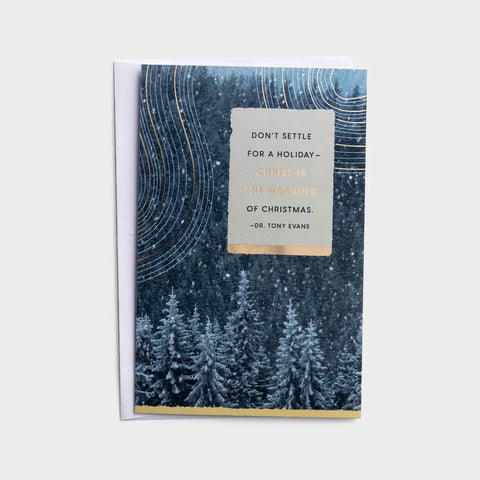 Christ is the True Meaning Christmas Boxed Cards U2399 front of card