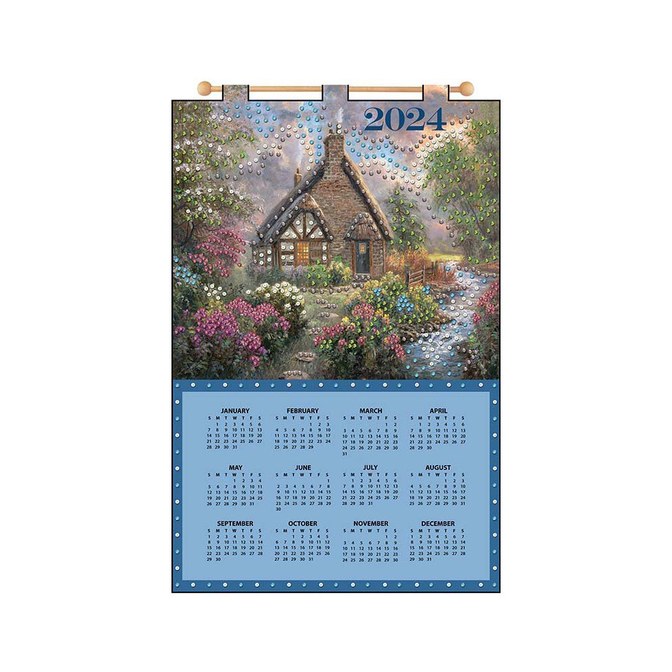 Design Works Cobblestone Creek 2024 Sequin Calendar 4713 Good's Store