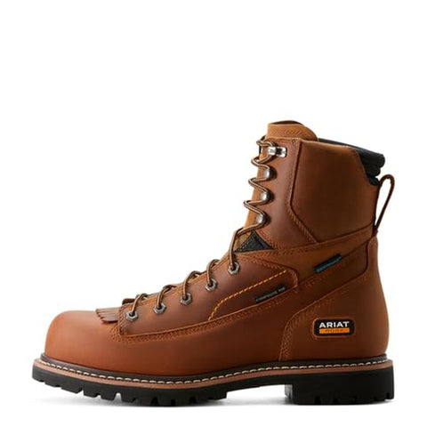 Men's Longview Shock Shield 8" Waterproof Composite Toe Work Boot 10053817 B
