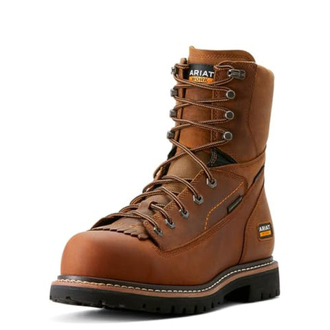 Men's Longview Shock Shield 8" Waterproof Composite Toe Work Boot 10053817 A