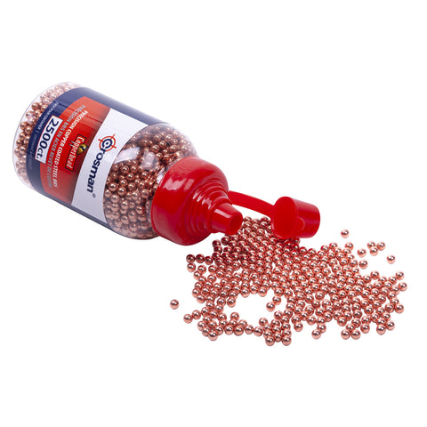 Copperhead Copper Coated Steel BBs 4.5mm 2500 Count 0747 2