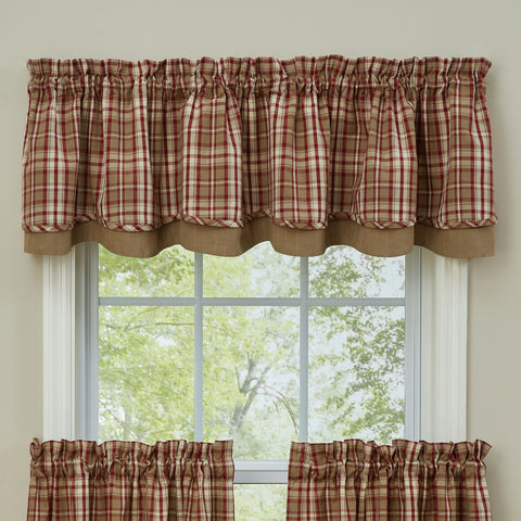 Cumberland Curtains lined valance