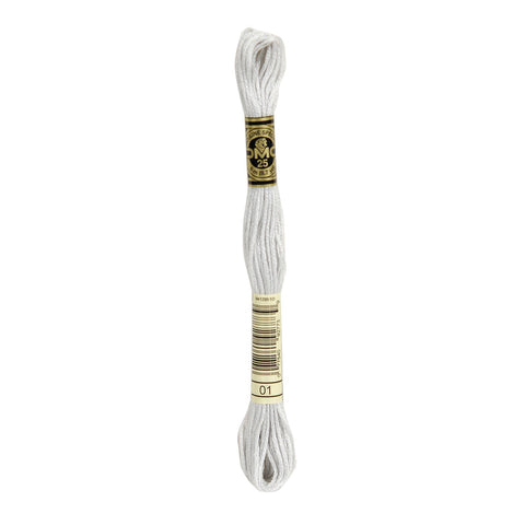 White Tin Embroidery Floss