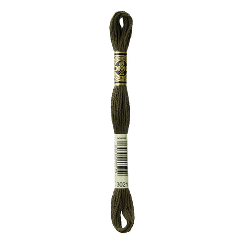 Very Dark Brown Gray Embroidery Floss